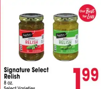 Jewel-Osco Signature Select Relish offer