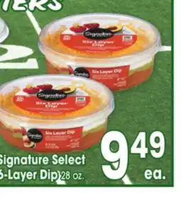 Jewel-Osco Signature Select 6-Layer Dip offer