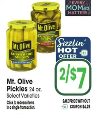 Jewel-Osco Mt. Olive Pickles offer