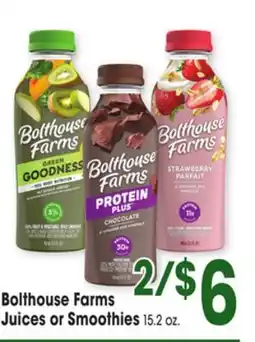 Jewel-Osco Bolthouse Farms Juices or Smoothies offer