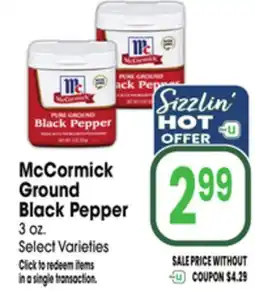 Jewel-Osco McCormick Ground Black Pepper offer