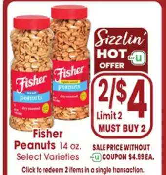 Jewel-Osco Fisher Peanuts offer