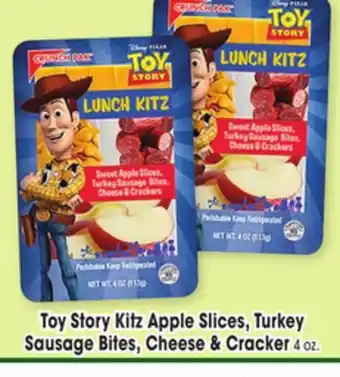 Jewel-Osco Toy Story Kitz Apple Slices, Turkey Sausage Bites, Cheese & Cracker offer