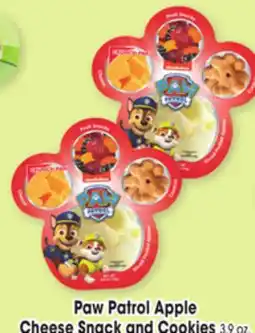 Jewel-Osco Paw Patrol Apple Cheese Snack and Cookies offer