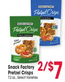 Jewel-Osco Snack Factory Pretzel Crisps offer