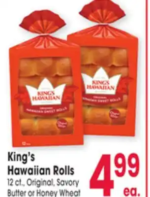 Jewel-Osco King's Hawaiian Rolls offer