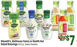 Jewel-Osco Marzetti's, Bolthouse Farms or Health Nut Salad Dressings offer