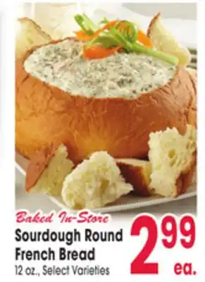 Jewel-Osco Sourdough Round French Bread offer