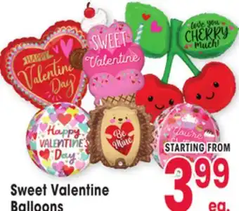 Jewel-Osco Sweet Valentine Balloons offer