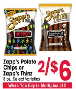 Jewel-Osco Zapp's Potato Chips or Zapp's Thinz offer