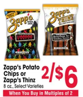 Jewel-Osco Zapp's Potato Chips or Zapp's Thinz offer