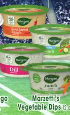 Jewel-Osco Marzetti's Vegetable Dips offer