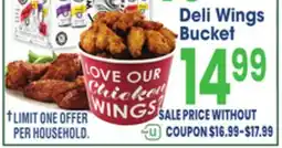 Jewel-Osco Deli Wings Bucket offer