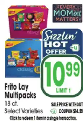 Jewel-Osco Frito Lay Multipacks offer