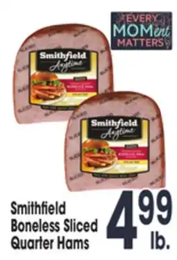 Jewel-Osco Smithfield Boneless Sliced Quarter Hams offer