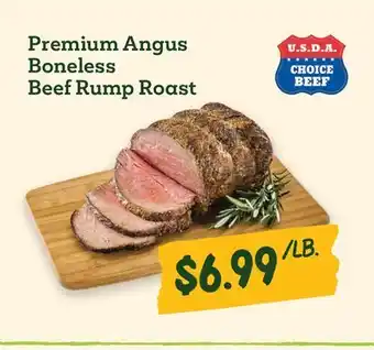 Sprouts Farmers Market Premium Angus Boneless Beef Rump Roast offer