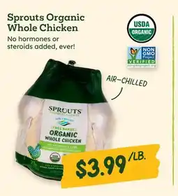 Sprouts Farmers Market Sprouts Organic Whole Chicken offer