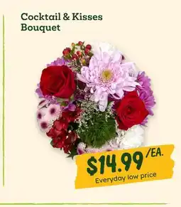 Sprouts Farmers Market Cocktail & Kisses Bouquet offer