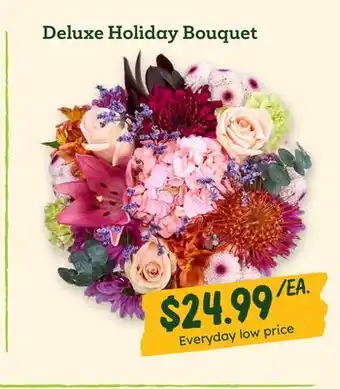 Sprouts Farmers Market Deluxe Holiday Bouquet offer