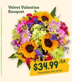 Sprouts Farmers Market Velvet Valentine Bouquet offer