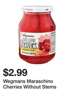 Wegmans Wegmans Maraschino Cherries Without Stems offer