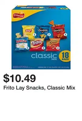 Wegmans Frito Lay Snacks, Classic Mix offer