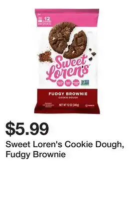 Wegmans Sweet Loren's Cookie Dough, Fudgy Brownie offer