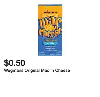 Wegmans Wegmans Original Mac 'n Cheese offer