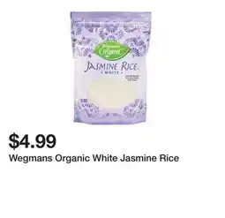 Wegmans Wegmans Organic White Jasmine Rice offer