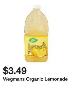 Wegmans Wegmans Organic Lemonade offer