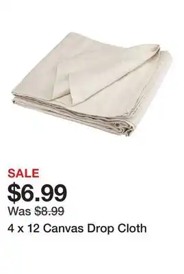 Harbor Freight Tools 4 x 12 Canvas Drop Cloth offer