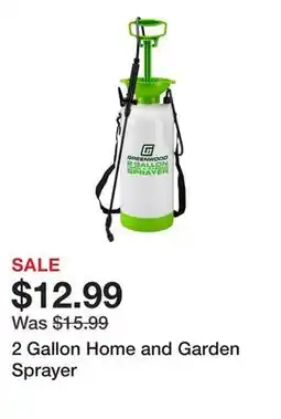 Harbor Freight Tools 2 Gallon Home and Garden Sprayer offer