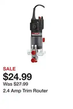 Harbor Freight Tools 2.4 Amp Trim Router offer