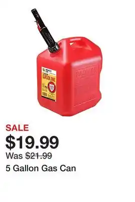 Harbor Freight Tools 5 Gallon Gas Can offer