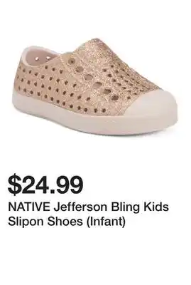 Marshalls NATIVE Jefferson Bling Kids Slipon Shoes (Infant) offer