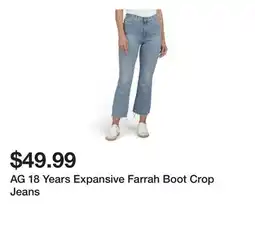 Marshalls AG 18 Years Expansive Farrah Boot Crop Jeans offer