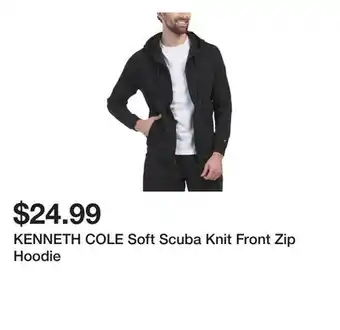 Marshalls KENNETH COLE Soft Scuba Knit Front Zip Hoodie offer