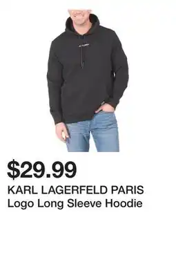 Marshalls KARL LAGERFELD PARIS Logo Long Sleeve Hoodie offer