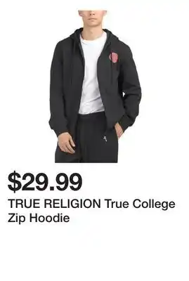 Marshalls TRUE RELIGION True College Zip Hoodie offer