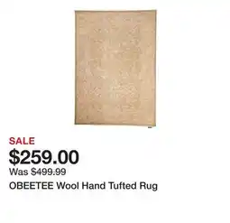 Marshalls OBEETEE Wool Hand Tufted Rug offer