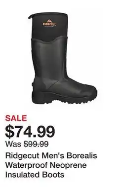 Tractor Supply Company Ridgecut Men's Borealis Waterproof Neoprene Insulated Boots offer