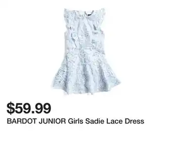 Marshalls BARDOT JUNIOR Girls Sadie Lace Dress offer