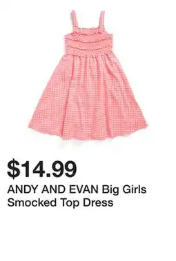 Marshalls ANDY AND EVAN Big Girls Smocked Top Dress offer