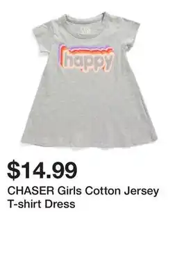 Marshalls CHASER Girls Cotton Jersey T-shirt Dress offer