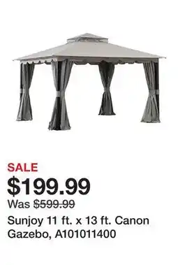 Tractor Supply Company Sunjoy 11 ft. x 13 ft. Canon Gazebo, A101011400 offer