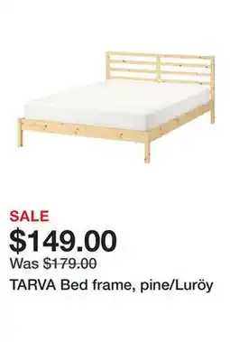 Ikea TARVA Bed frame, pine/Luröy offer