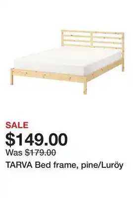 Ikea TARVA Bed frame, pine/Luröy offer