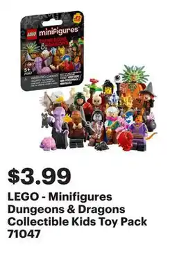 Best Buy LEGO - Minifigures Dungeons & Dragons Collectible Kids Toy Pack 71047 offer