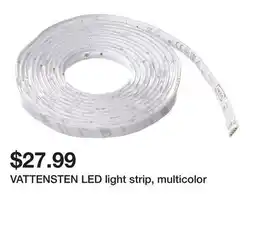 Ikea VATTENSTEN LED light strip, multicolor offer