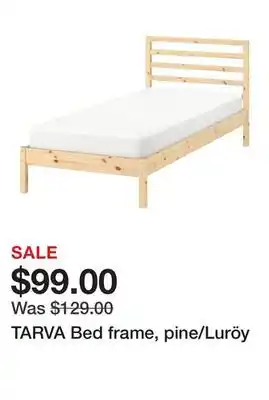 Ikea TARVA Bed frame, pine/Luröy offer